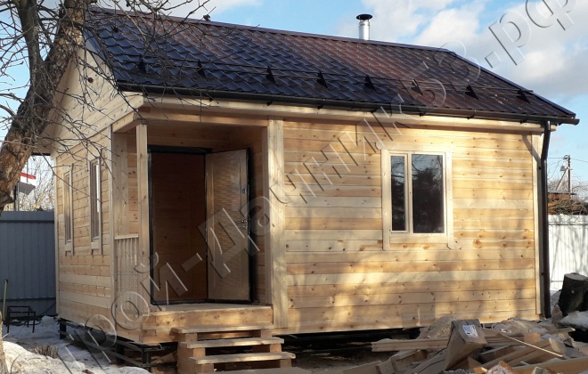 4 брусовая баня 6×5, 30 м², калужская область, город обнинск.  (3)